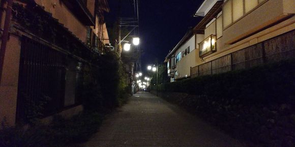 alleyway at night