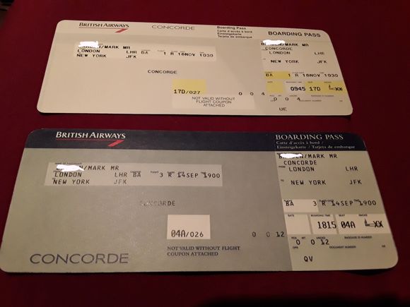 Those special boarding passes,always asked for a duplicate.
