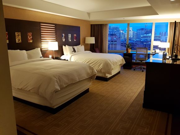 The room was pretty large