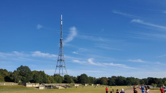 Running in the shadow of the BBC Crystal Palace transmitter/antenna tower