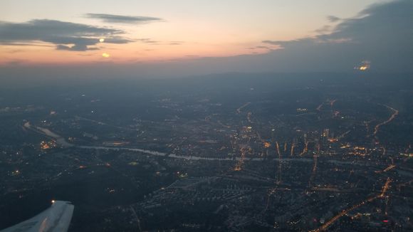 Sunset over Frankfurt