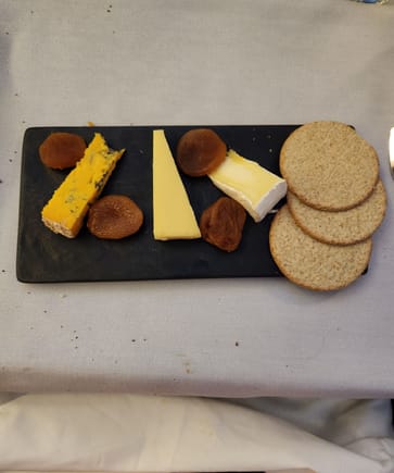 Cheeseboard, back to normal in some ways, cheese is ok but not great