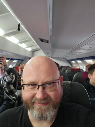 Hello from seat 8C