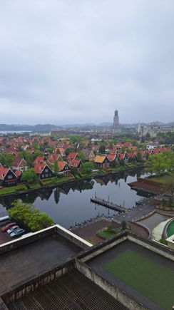 View of huis ten bosch. Could also see the saturday night fireworks