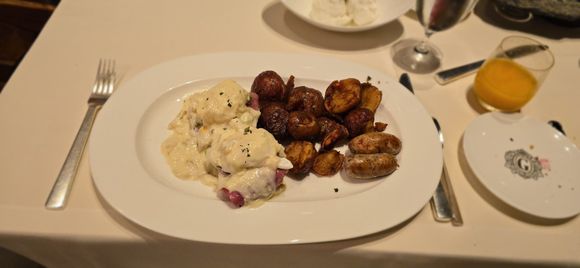 The best breakfast - crab and biscuits: It was like a really interesting variant on eggs benedict, was delicious