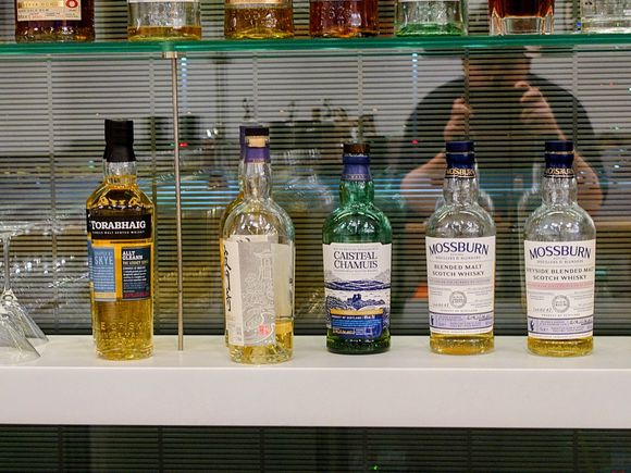 Then, I noticed that there is quite the decent selection of whisky.