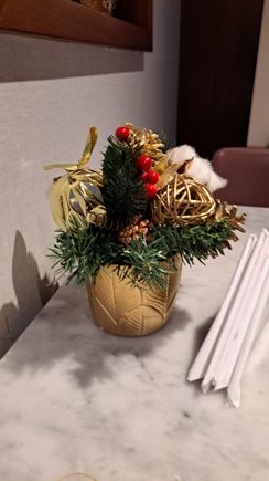 On the tables in the Executive Lounge at the Conrad London St James's 