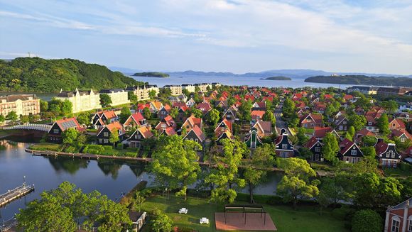 View from JR okura Huis ten bosch