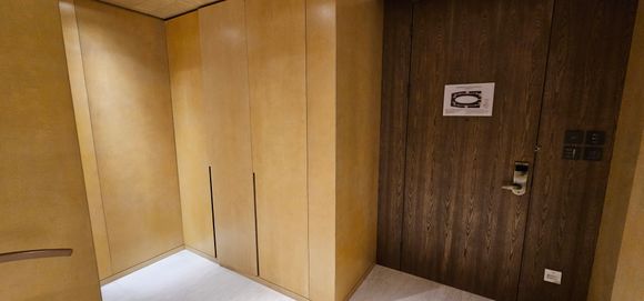 Hallway.  Lots of cupboard space