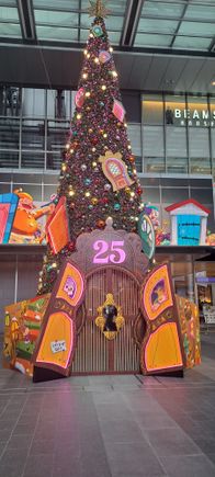 Christmas tree outside Nagoya JR station