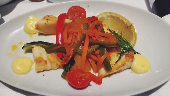 Marinated and grilled Baby Calamari, Vegetable Salad, Cucumber Ribbon and Japanese Mayonnaise