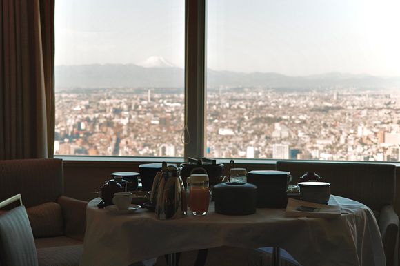 Breakfast with a view