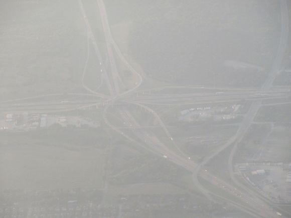 Interchange of Interstate 20 and Interstate 45 near Hutchins, Texas