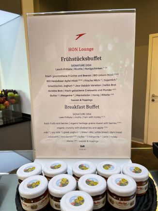 The full menu - not impressed