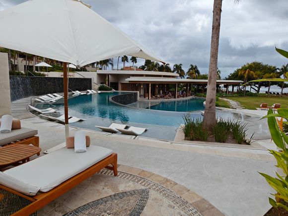 Overlooking kids pool area