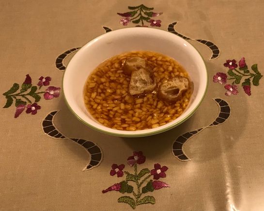 Tau suan with yau char guay / you tiao 