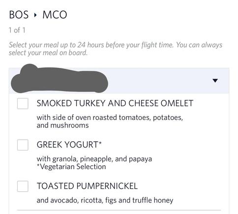 Breakfast choices for an upcoming flight - has anyone got any ideas why the avocado toast isn’t vegetarian? I’m tempted to select it but not if they’ve decided to throw some bacon in or something!