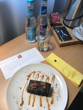 Ibis Vilnius Center. Also got drink voucher and slippers+bathrobe wich is really good for an ibis. Hotel is brand new and you can a
