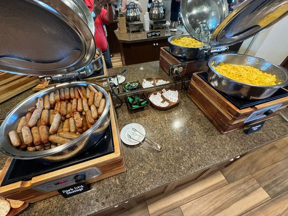 Pork Link sausage & Scrambled eggs