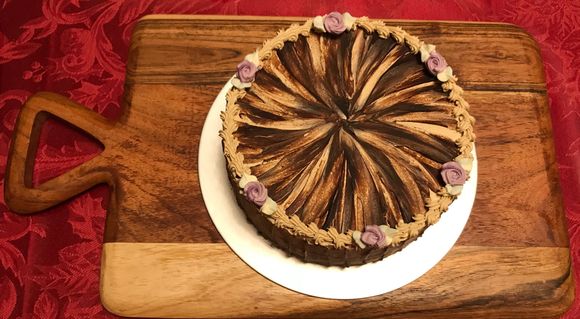 Mocha fudge cake