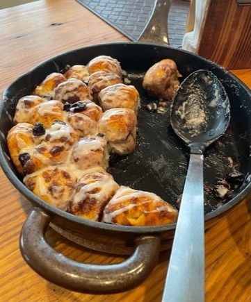 Today’s “breakfast dessert” - monkey bread. 