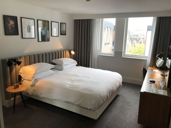 Bedroom faces west