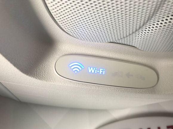 This was a lie. The WiFi failed an hour into the flight.
