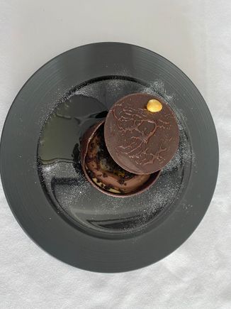 Outstanding desert beautifully presented
