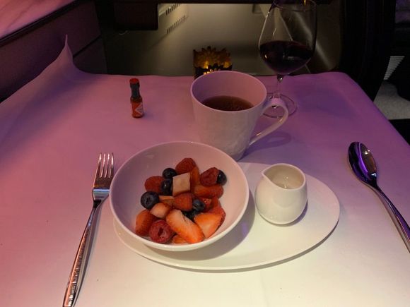 Too full for desert, ended up choosing fruit with rose syrup which was perfect