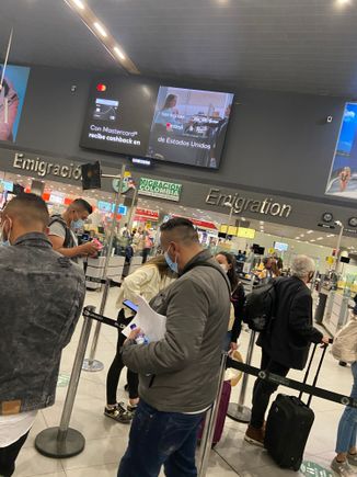 Immigration super long 