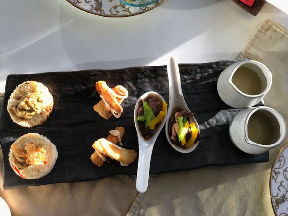The hot canapé platter