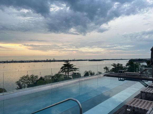 Rooftop pool