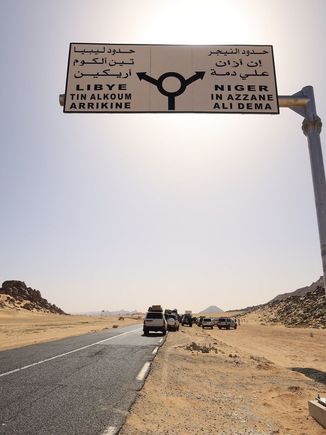 turn left for Libya, right for Niger