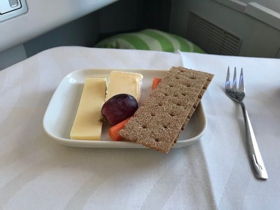 Cheese: cheddar and camembert.