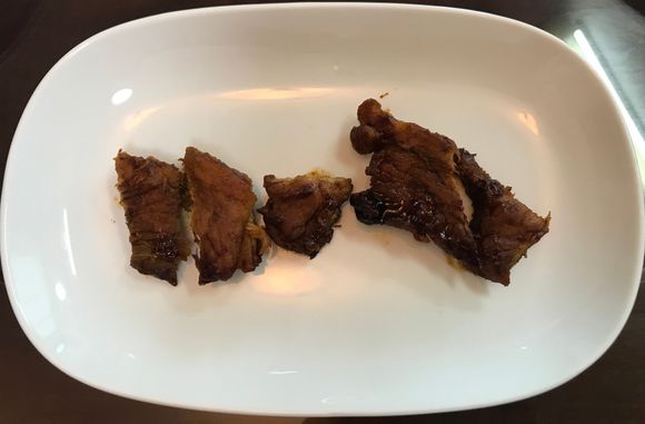 Pork chop grilled in oyster sauce