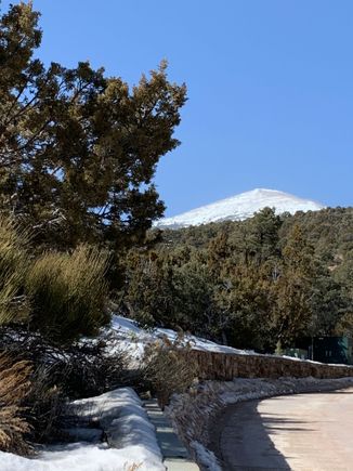 Wheeler Peak from the Great Basin visitor center

