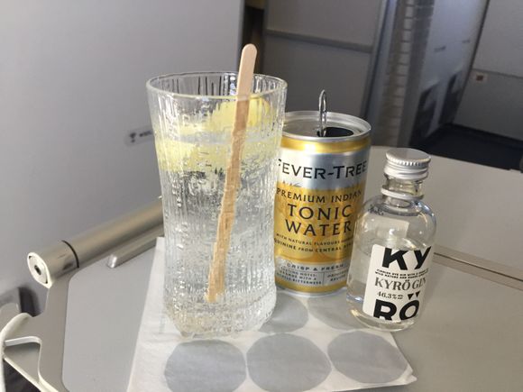 Younger crew members on this flight but better than average