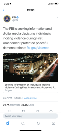 I wonder if the FBI has looked at 1600 Pennsylvania Avenue