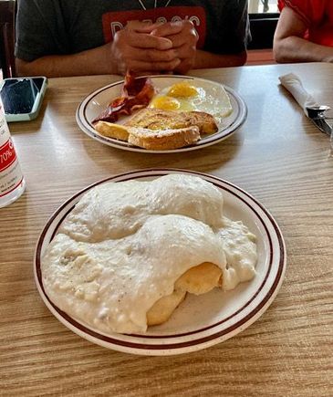 Paso Robles breakfast. 