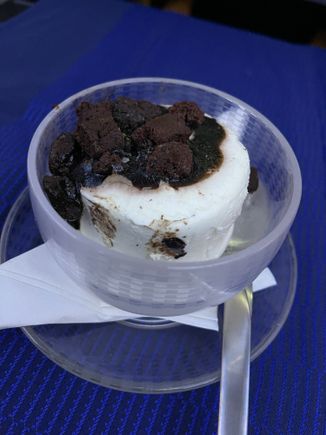 For whatever reason, this ice cream tasted like chalk. Freezer burn?