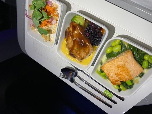 JetBlue Mint Covid-19 Meal Service 