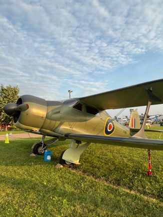 Beech D17S  Staggerwing in Royal Navy scheme 