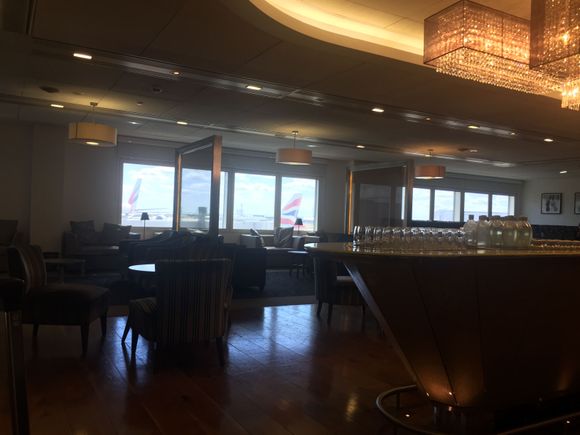 Very quiet and private lounge