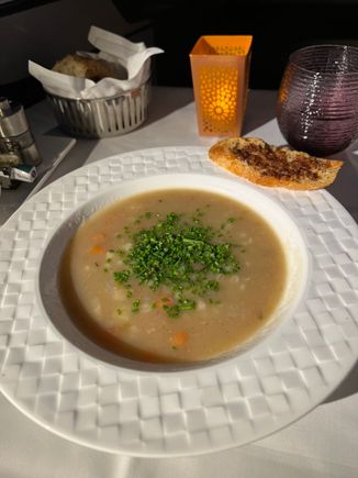 Beef and Barley soup (3/5), pretty average