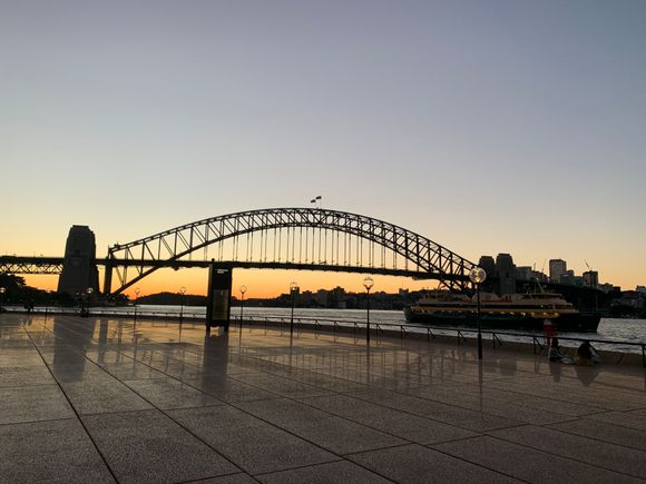 Sydney the evening before I left 