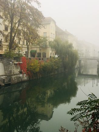 Fog in Ljubliana