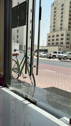 Free Element bikes to borrow at the reception