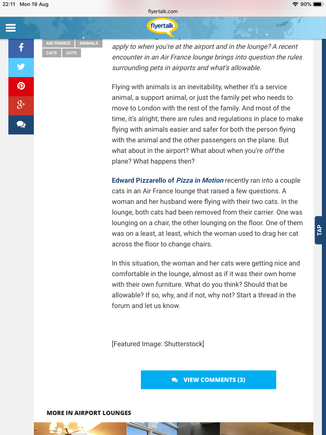 Before I click on the blue box showing 3 comments