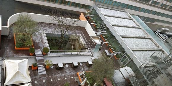 View of reception area from corridor