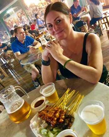 Lau Pa Sat Hawker Market, amazing Satay